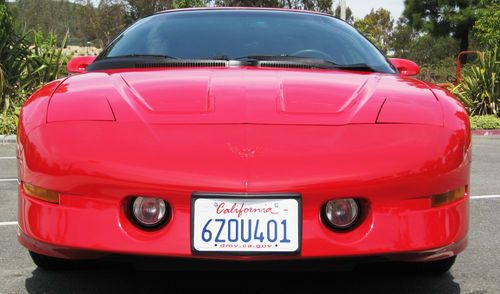 Red 1994 pontiac trans am gt automatic less then 7,200 original miles