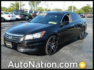 2011 honda accord sdn 4dr v6 auto ex-l leather moonroof extra clean ! ! !