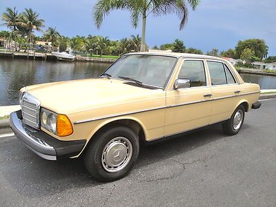 84 mercedes 300d turbo diesel*rare to find so nice*low miles*fla owned*gorgeous