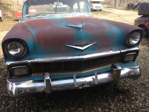 1956 chevrolet 4 door 265 ci engine barn find in good condition 150 210 chevy 56