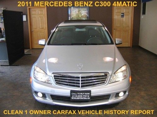 2011 mercedes benz sport awd 15k warranty heated leather roof cd 4 dr sedan 10