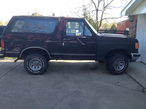 1989 ford bronco xlt sport utility 2-door 5.8l