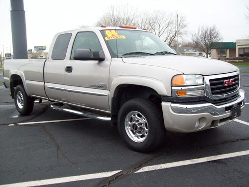 2004 gmc sierra 2500hd duramax diesel, allison trans, leather, clean 1-owner!!!!