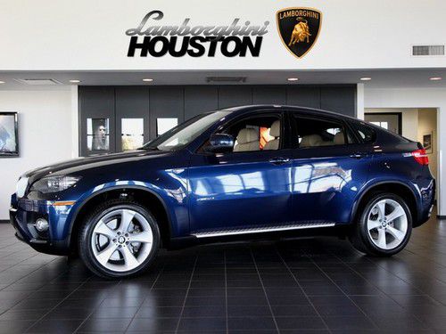 2010 bmw x6 xdrive50i 50i awd deep sea blue 400hp twin turbo v8 33k mi