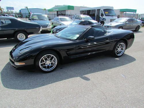 2000 corvette convertible, triple black, automatic, 78,000 miles, no reserve !!!