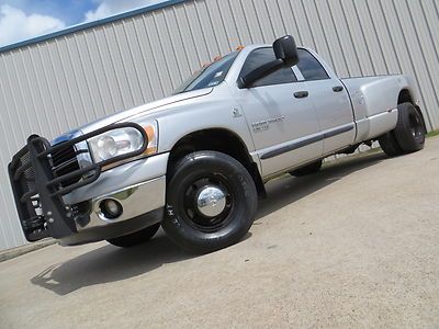 06 ram 3500 lone-star (6spd manual) cummins high-output 21+mpg carfax gooseneck$