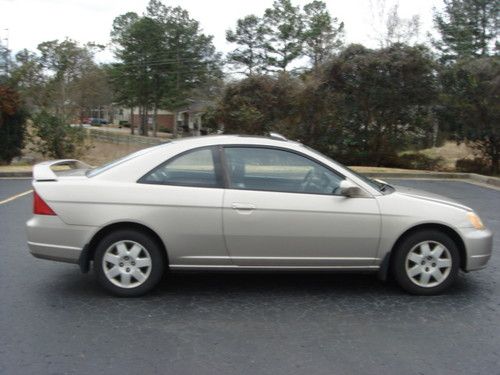 2002 honda civic ex coupe 2-door 1.7l, 5-speed, runs great