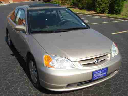2002 Honda Civic EX Coupe 2-Door 1.7L, 5-speed, runs great, image 5
