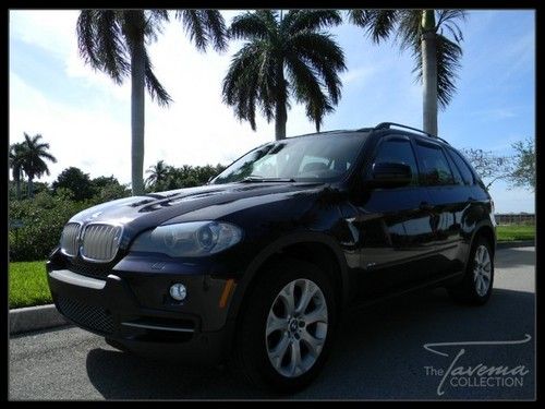 08 x5 4.8i clean carfax! premium pkg, rear climate pkg, entertainment system fl