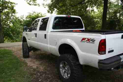 Lifted 2007 Ford F-250 Super Duty 4X4 Lariat Crew Cab Pickup 4-Door 6.0L, US $29,000.00, image 5