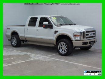 2008 ford f-250 108k miles*king ranch diesel 4x4*sunroof*1owner clean carfax