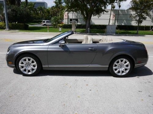 2007 bentley continental gtc convertible 2-door 6.0l 23k miles