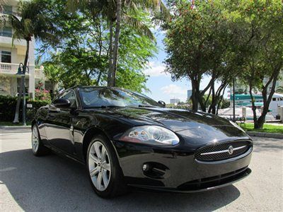 Black jaguar xk 8 coupe with leather navi low miles