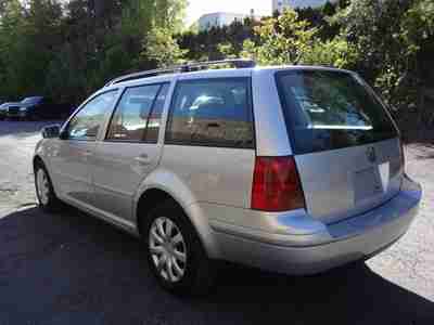 VW VOLKSWAGEN JETTA TDI DIESEL WAGON HEATED LEATHER SUNROOF AUTOCHECK NO RESERVE, image 3