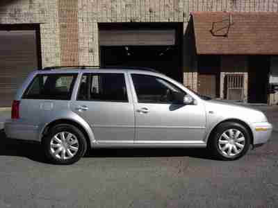 VW VOLKSWAGEN JETTA TDI DIESEL WAGON HEATED LEATHER SUNROOF AUTOCHECK NO RESERVE, image 6