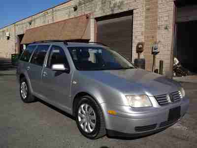 VW VOLKSWAGEN JETTA TDI DIESEL WAGON HEATED LEATHER SUNROOF AUTOCHECK NO RESERVE, image 7