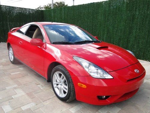 2005 toyota celica gt hatchback florida car sunroof lthr pw pl more! automatic 2