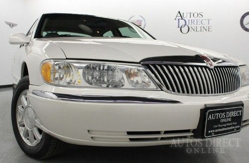 We finance 2001 lincoln continental 60k cleancarfax pwrsts sdeairbags kylsent v8