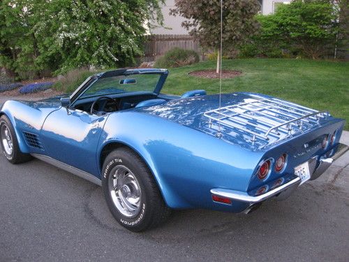 1970 stingray convertible 40,164 orig miles, matching # 350hp 4 speed ,stunning