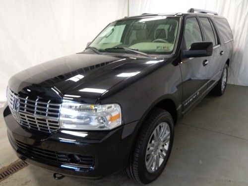 2008 lincoln navigator l third row 4wd navi rear cam leather 1owner we finance
