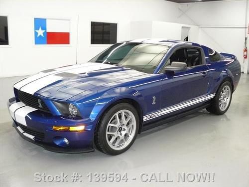 2009 ford mustang shelby gt500 svt cobra 6-spd dvd 48k texas direct auto