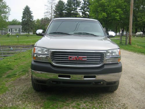 2002 gmc sierra 2500 hd slt crew cab pickup 4-door 6.6l duramax diesel