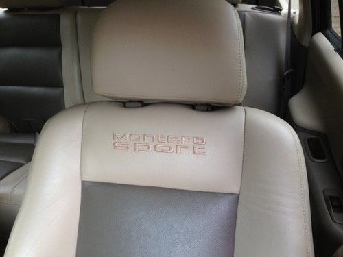 No reserve!!! leather!!!! 2002 mitsubishi montero sport xls sport utility 4-door