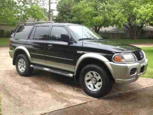 NO RESERVE!!! LEATHER!!!! 2002 Mitsubishi Montero Sport XLS Sport Utility 4-Door, image 12
