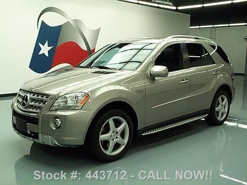 2009 mercedes-benz ml550 p1 4matic awd sunroof nav dvd! texas direct auto