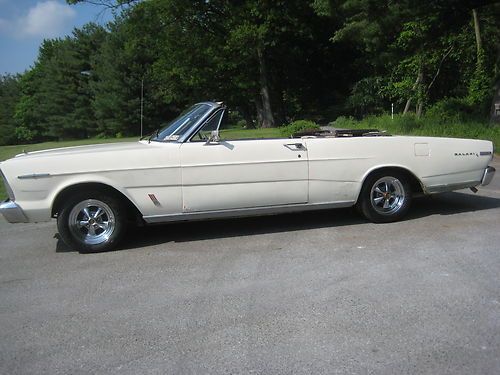 1966 ford galaxie 500 xl convertible, runs well, good driver! no reserve!! 1965