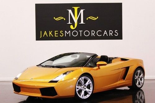 2007 gallardo spyder e-gear, $248k msrp, rare color, 14k miles, pristine car!!