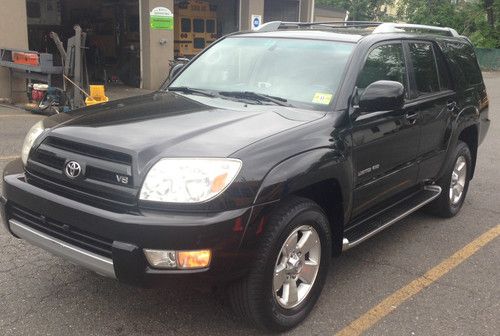 2004 toyota 4runner limited sport utility 4-door v8 black - loaded - navigation