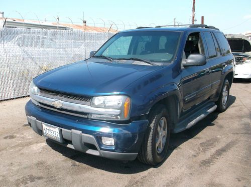 2003 chevrolet trailblazer lt sport utility 4-door 4.2l, no reserve