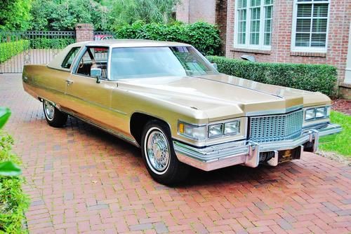 Absolutly amazing just 18,040 miles 1975 cadillac coupe deville must see drive