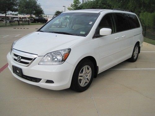2007 honda odyssey ex-l 3.5l v6 auto leather roof new tires and brakes 1 owner