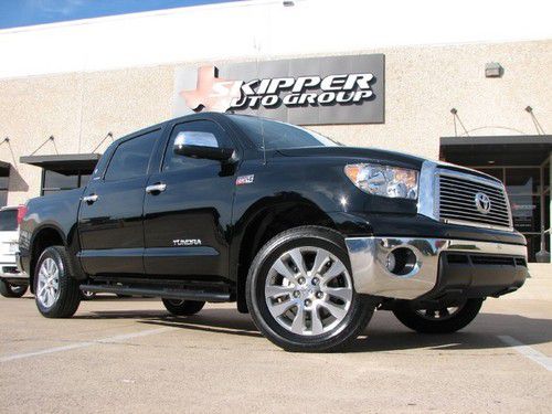 12 toyota tundra crewmax platinum 5.7 v8 nav sunroof loaded