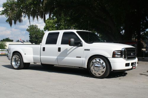 2000 ford f350 7.3 l powerstroke diesel 2wd drw- 110k miles,droped,24" semiwheel