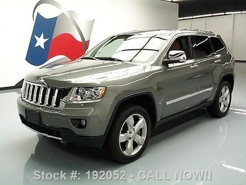 2012 jeep grand cherokee overland 4x4 pano sunroof nav! texas direct auto