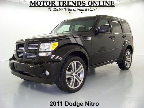 4x4 navigation shock roof leather htd seats bluetooth v6 2011 dodge nitro 37k