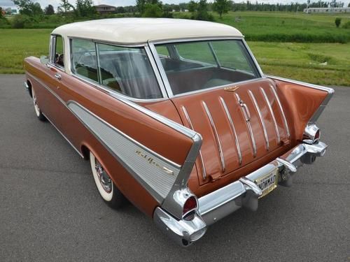 1957 chevrolet bel air nomad - 14,000 miles - factory air