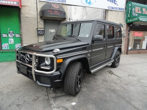 2013 mercedes benz g63 matte black exclusive leather $144,105 msrp title on hand