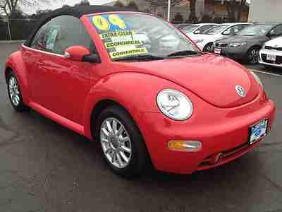 RED HOT!! VW BEETLE CONVERTIBLE!! LOW MILES LOW PRICE!! SUPER CLEAN!!, US $8,995.00, image 3