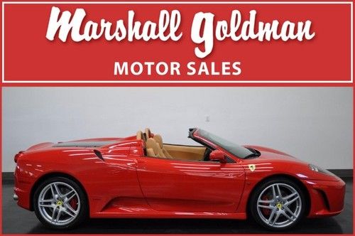 2006 ferrari f430 spider red/tan only 9600 miles