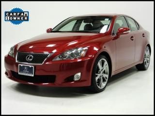 2010 lexus is 250 sport sedan leather sunroof smart key cd one owner warranty!