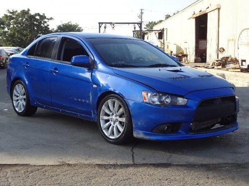 2009 Mitsubishi Lancer TC-SST Ralliart salvage repairable only 55k miles RUNS!!!, US $7,900.00, image 4