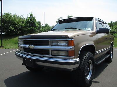 1999 chevy tahoe lt 4x4 leather heated seats pwr seat oversized tires no reserve