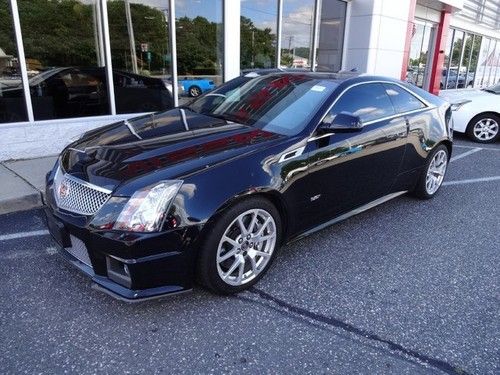 2011 cadillac cts-v coupe ctsv black on black fully loaded! no reserve!