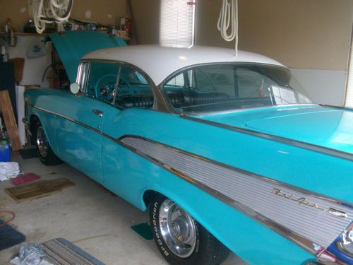 1957 chevy belair 2 door no post