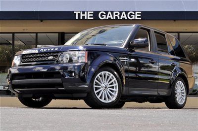 2012 land rover range rover sport hse buckingham blue over almond only 16k!!