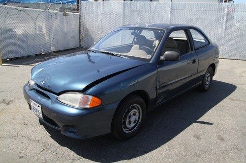 1999 hyundai accent l manual 4 cylinder no reserve